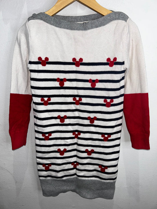 Mickey logo sweater dress 6-7y