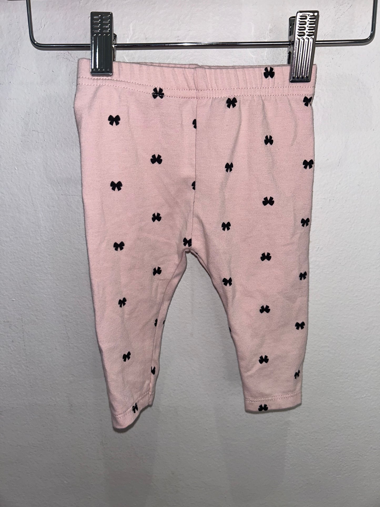 Pink bow set 6m