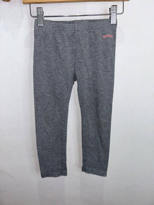 Roots grey leggings 3y
