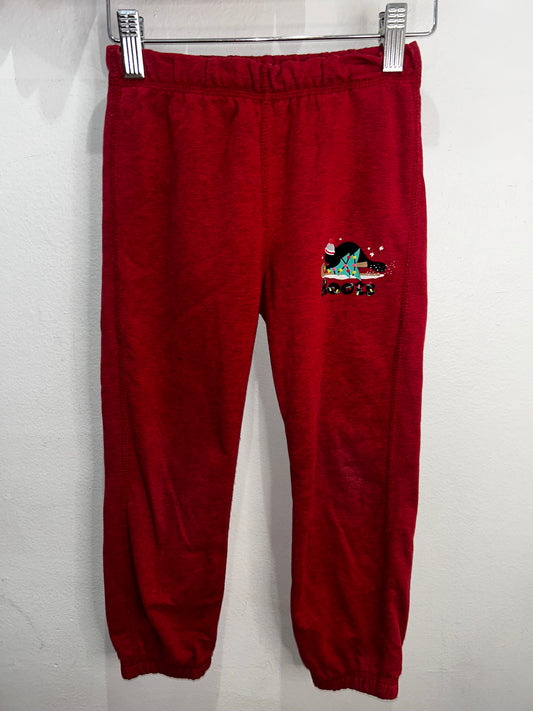 Roots red Christmas lights pants 5y