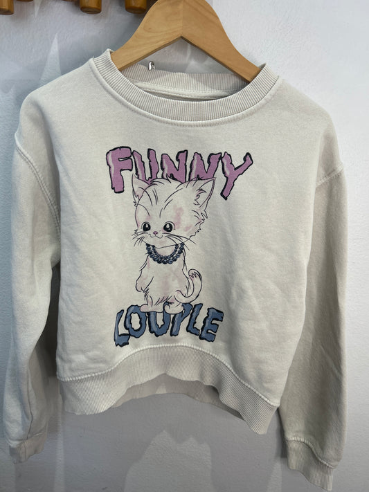 Kitten pullover 8-9y