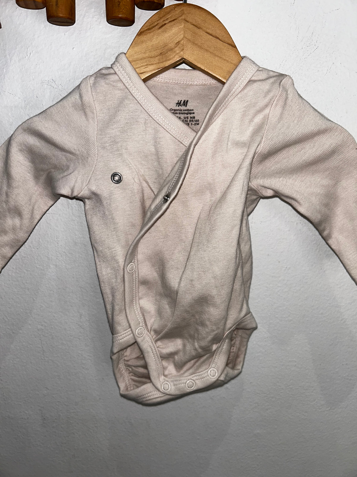 Cream onesie set 1-2m