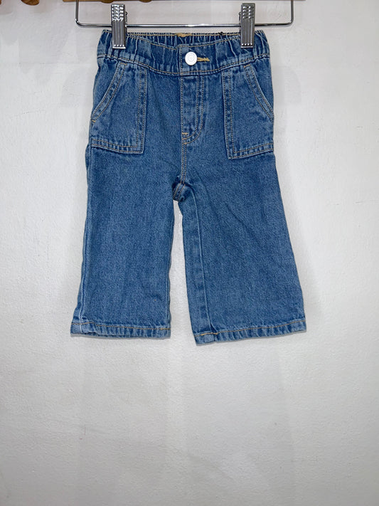 Wide leg jeans 6-12m