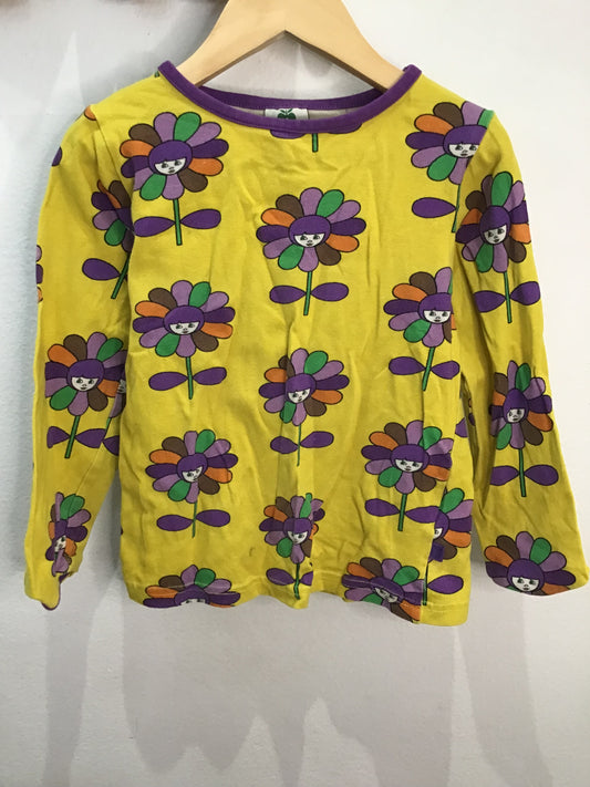Longsleeve Smafolk flowers 3-4y