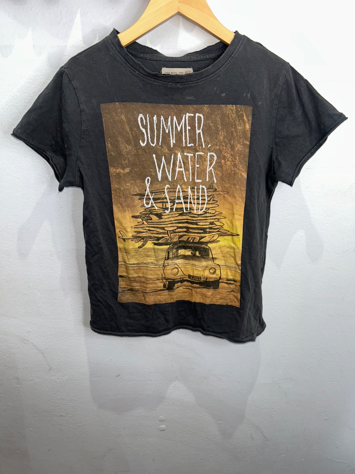 Summer water and sand tee 6-7y*