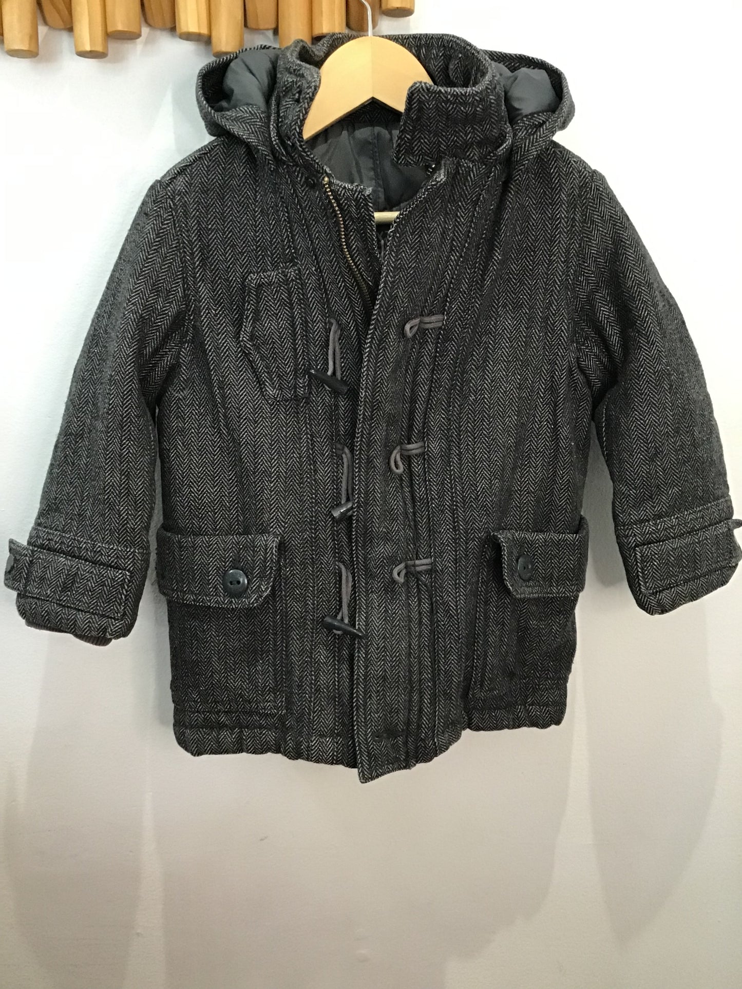 Ripple stitch coat 4y
