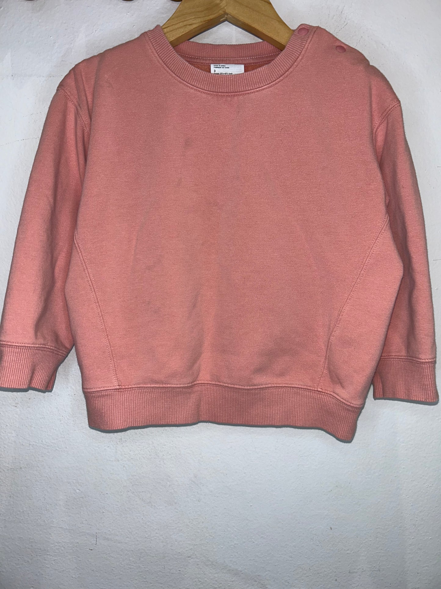 Peach pullover 3y