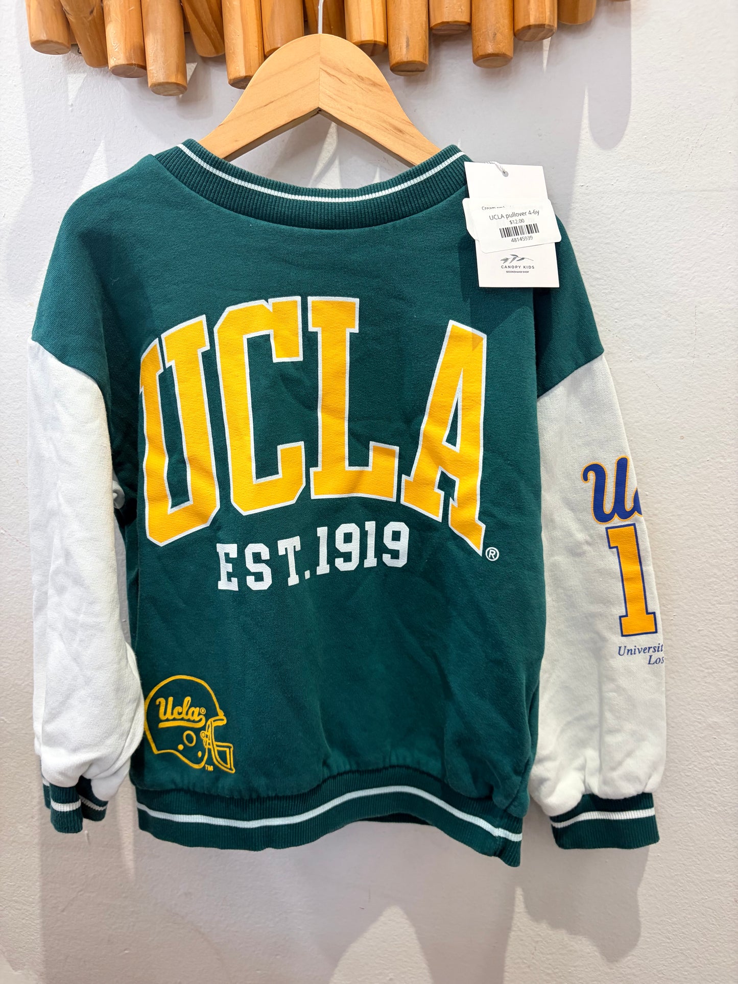 UCLA pullover 4-6y
