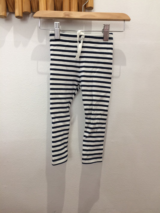 Ribbed blue stripe pants 18-24m