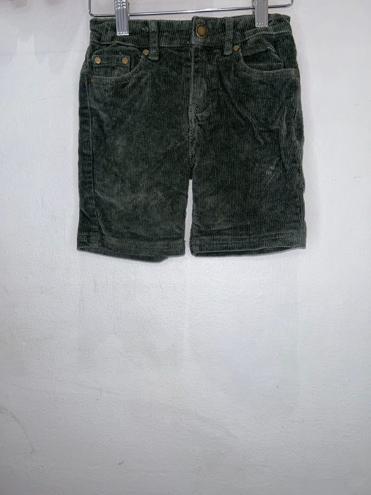 Jamie Kay green cord shorts 5y