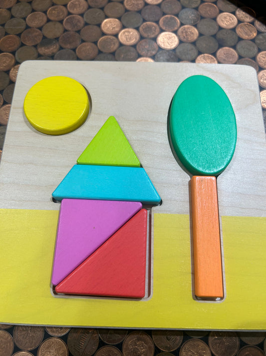 Lovevery double sided sunny day puzzle