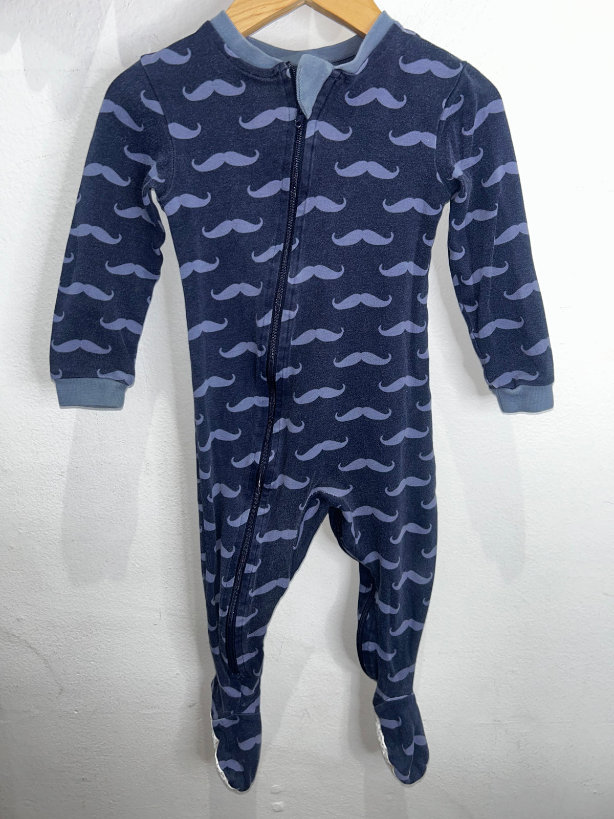 Zippyjamz mustaches 12-18m*