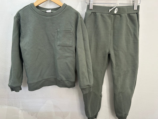 Green textured set 6y