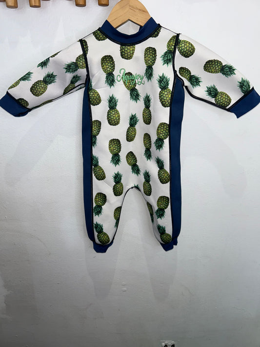Pineapples wetsuit 12-24m