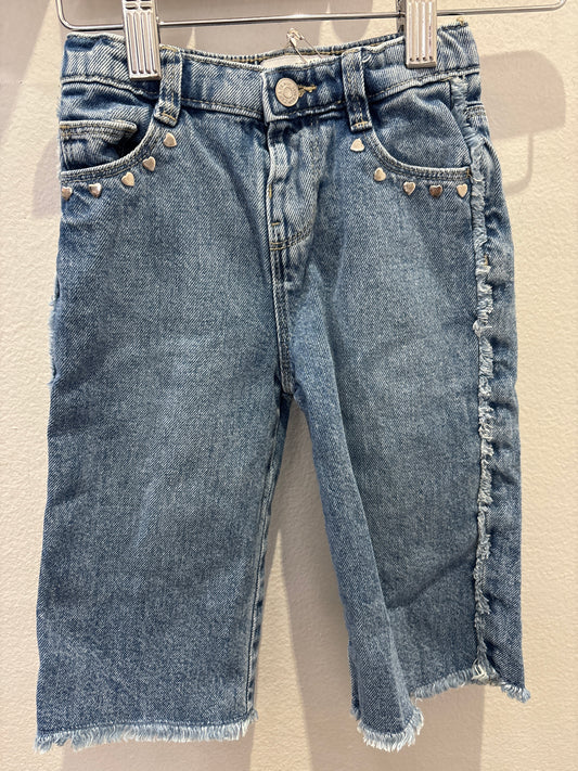 Raw hem jeans 18m