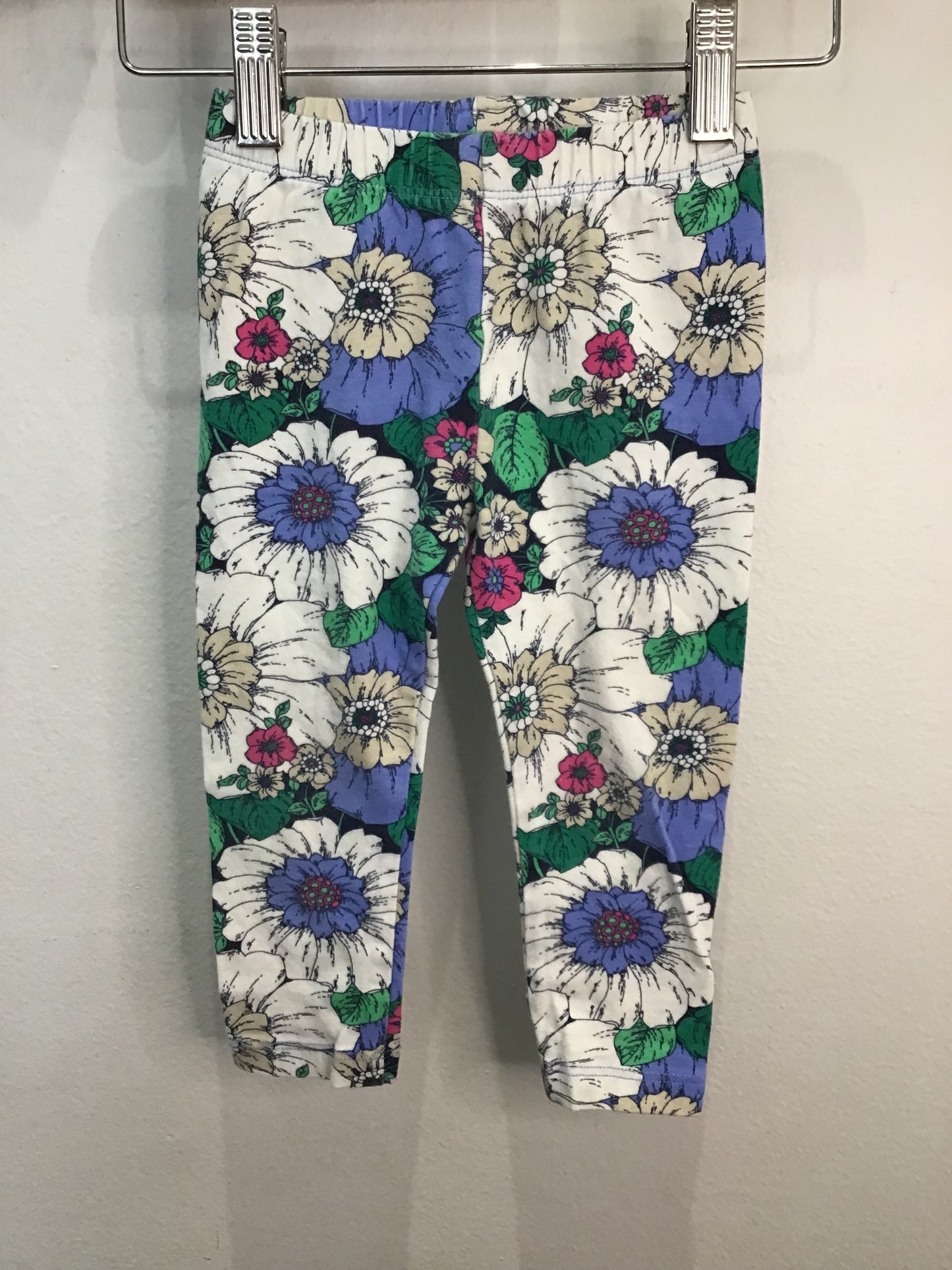 Leggings giant flowers 18-24m