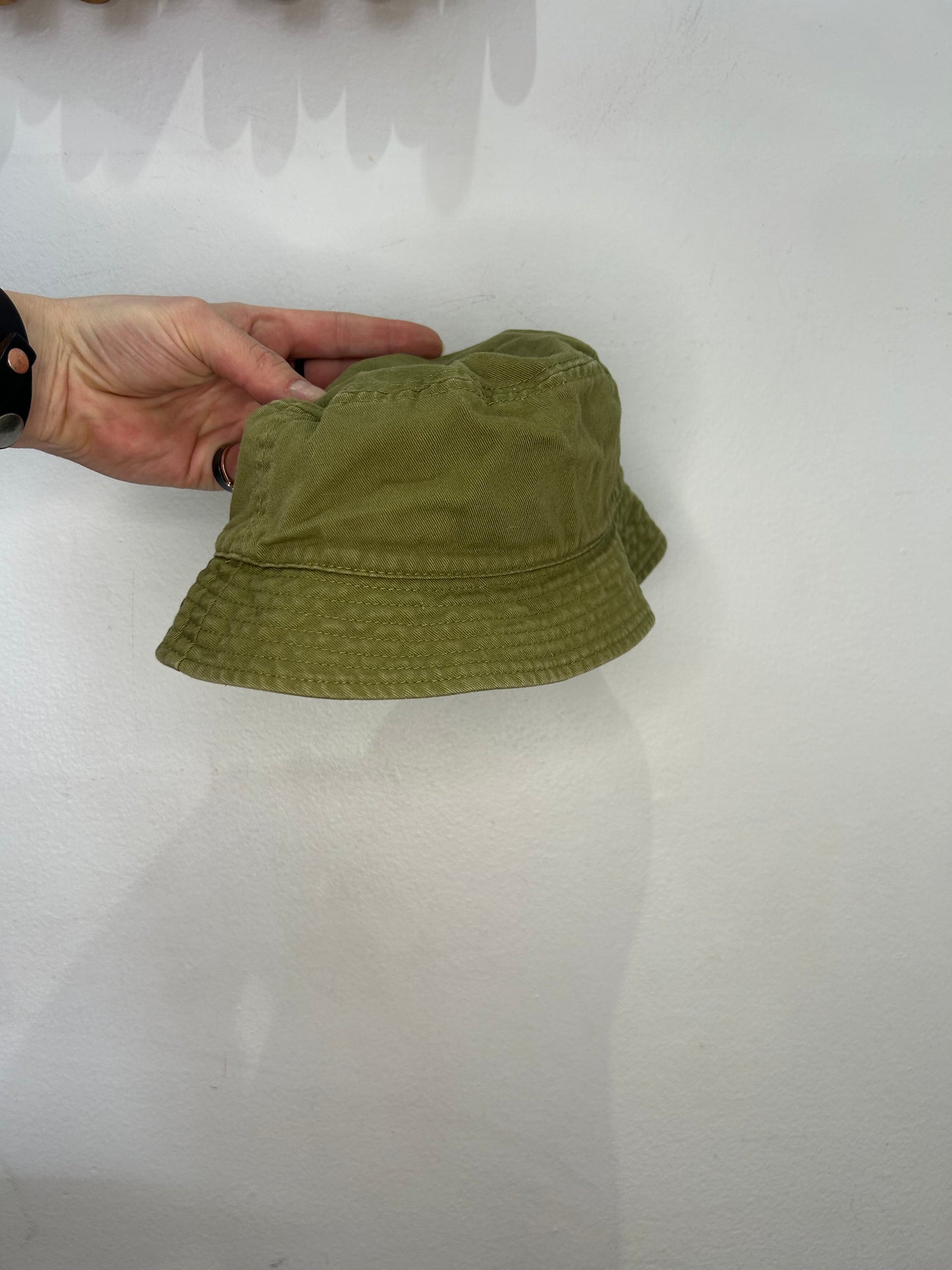 Green twill bucket hat 3-5