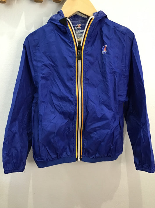 K-way blue rain jacket 4y
