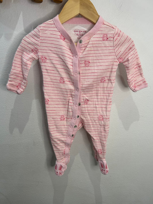 Stuffed bunny sleeper 0-3m