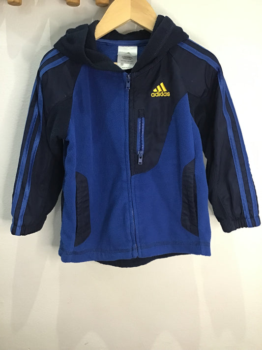 Sweater fleece Adidas blue 24m