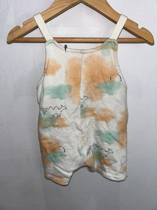 Camels shorty romper 3-6m