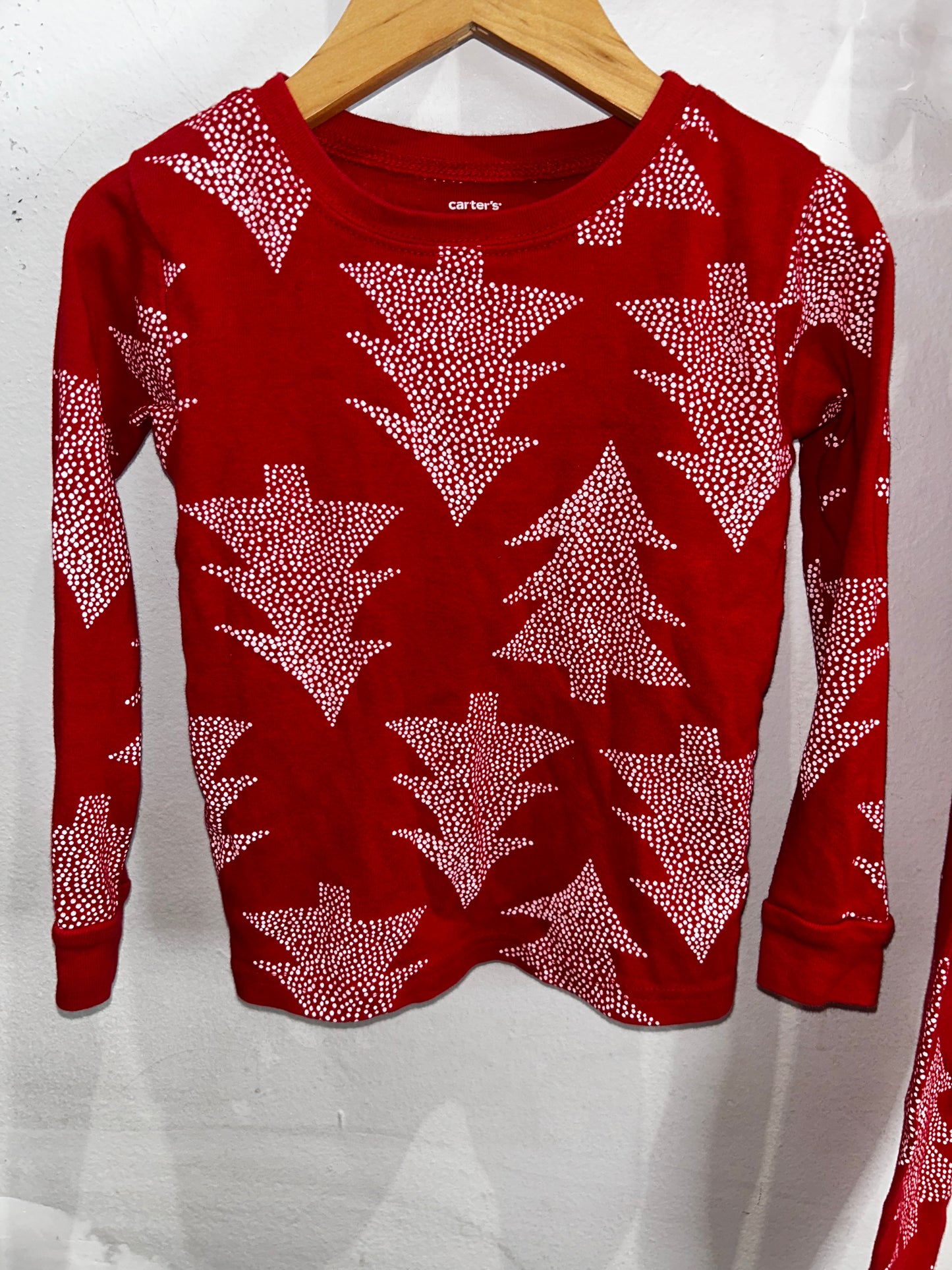 Red Christmas trees pyjamas 5y