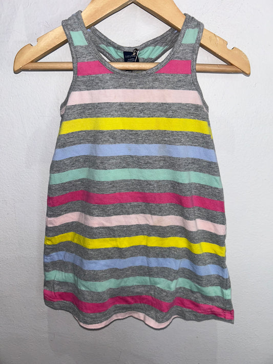 Grey stripes dress 18-24m