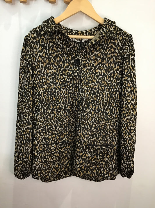 Glittery quarter button shirt 10-11y NEW