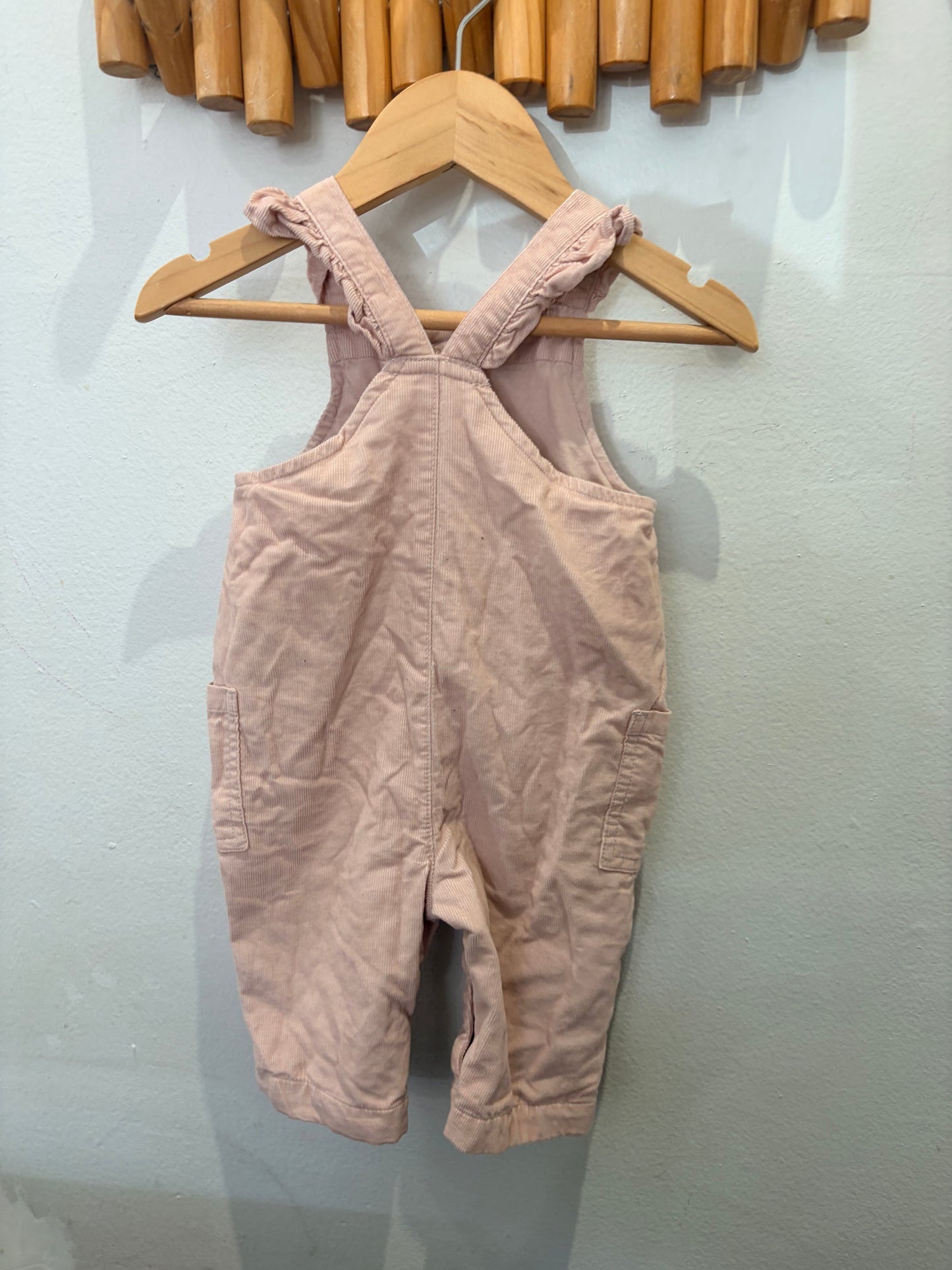 Pink corduroy romper 0-3m