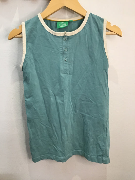 Tanktop Little Green Radicals teal 9-10y