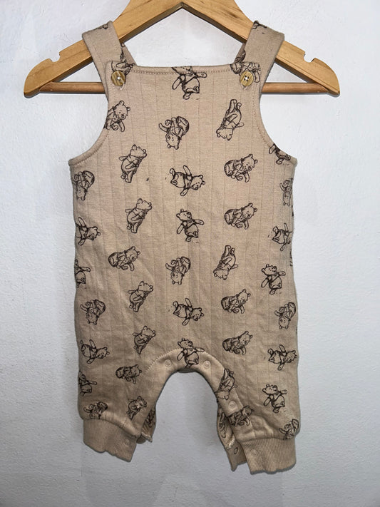 Winnie the Pooh quilted romper 3-6m
