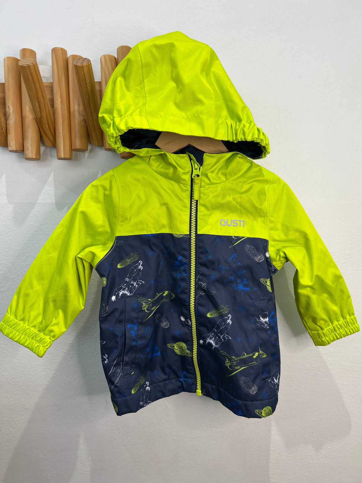 Astronaut fleece-lined rain jacket 18m
