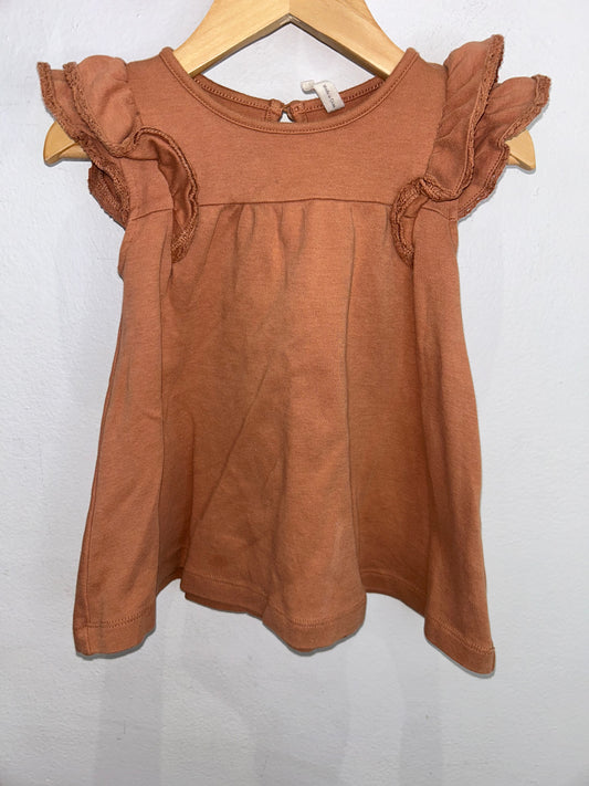 Quincy Mae brown dress 12-18m