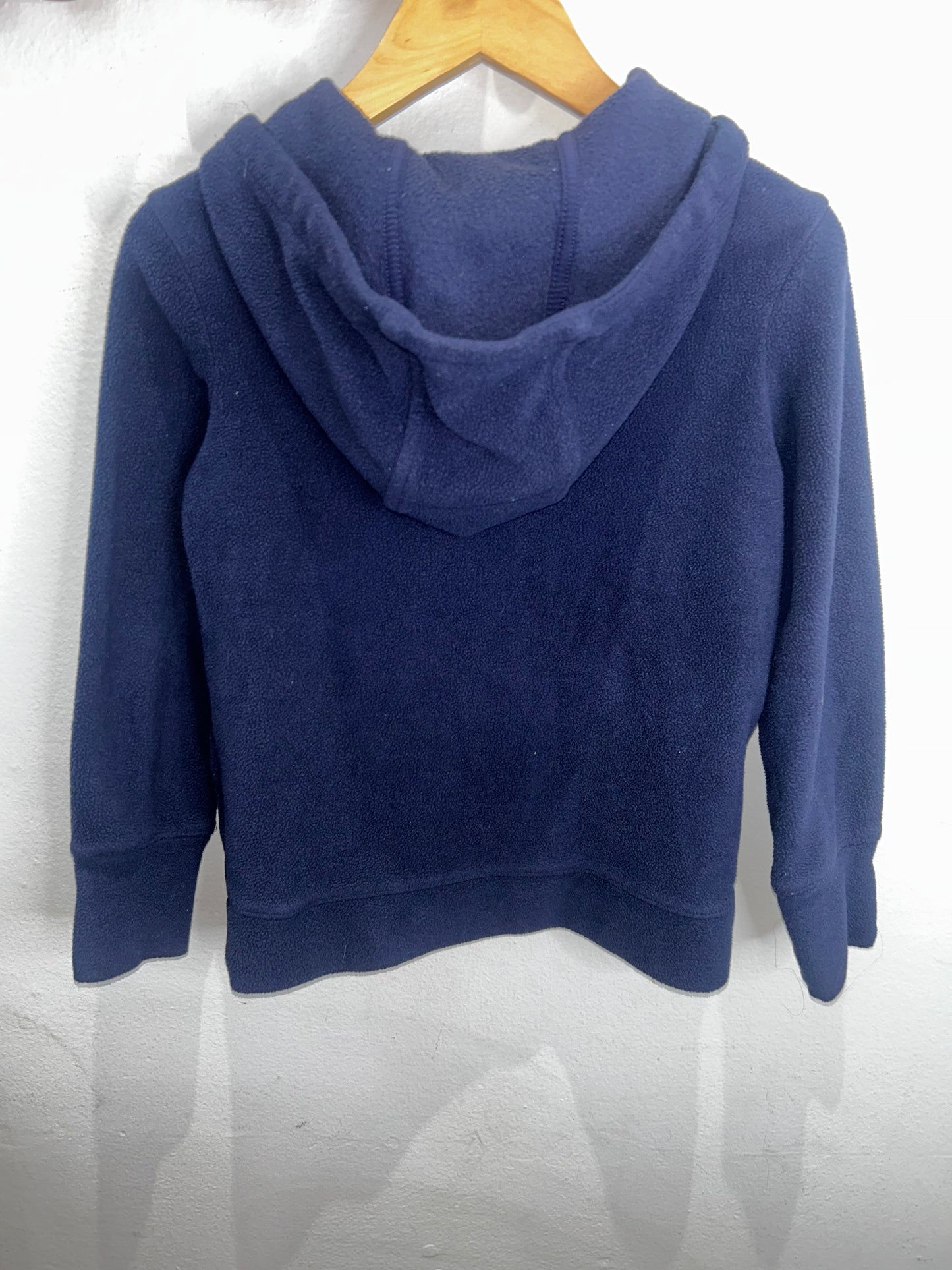 Navy fleece quarter zip 4-5y