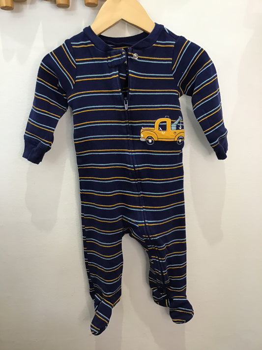 Sleeper blue stripe tractor 12m