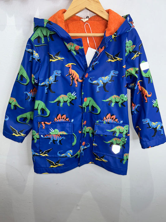 Hatley dinos terry rainjacket 4y
