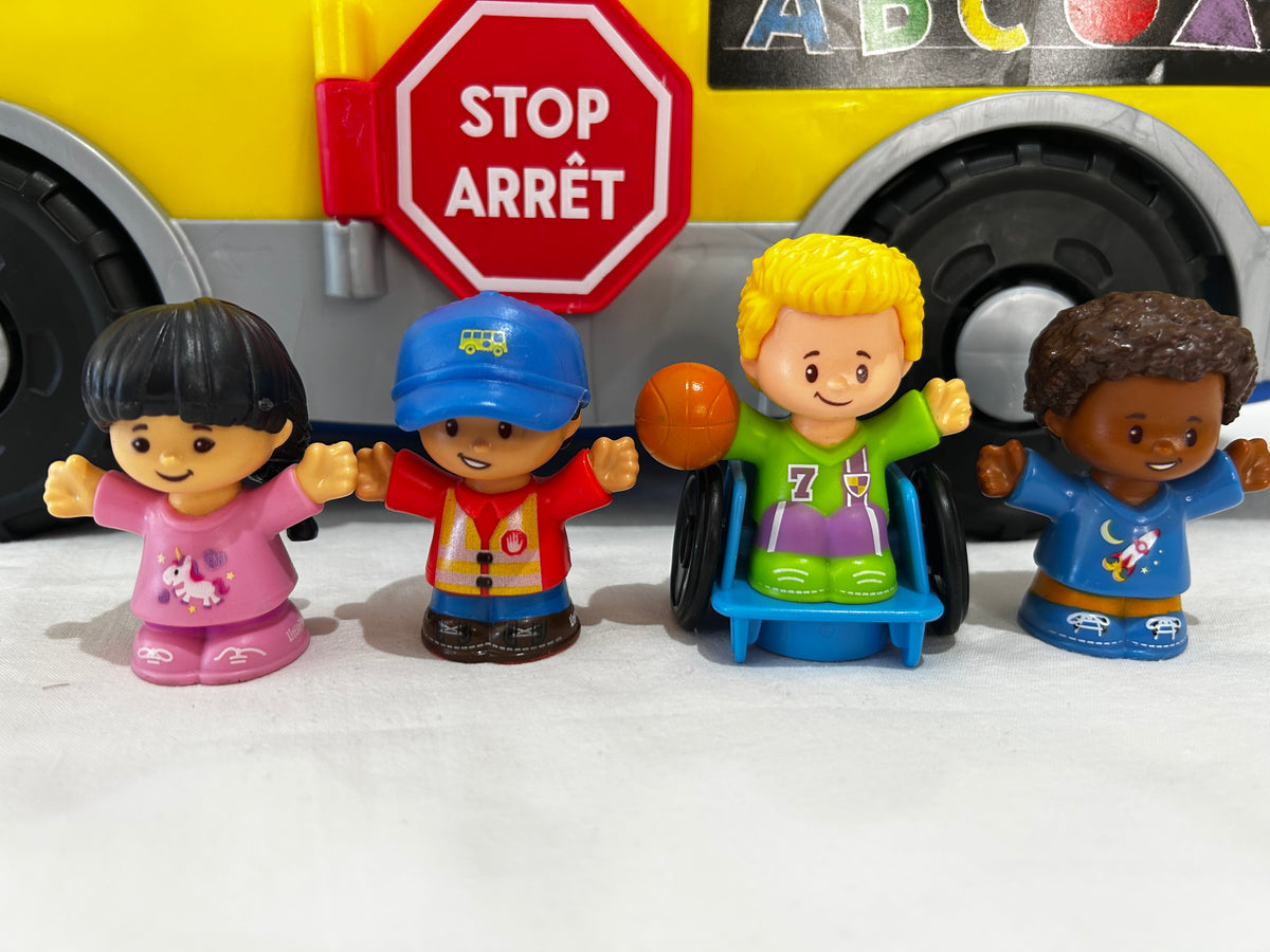 Little People school bus with some people