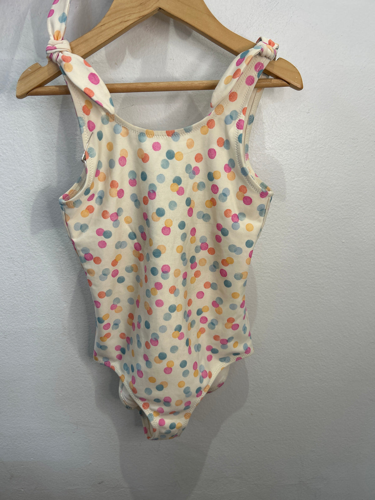 Dotted swim suit 6-7y
