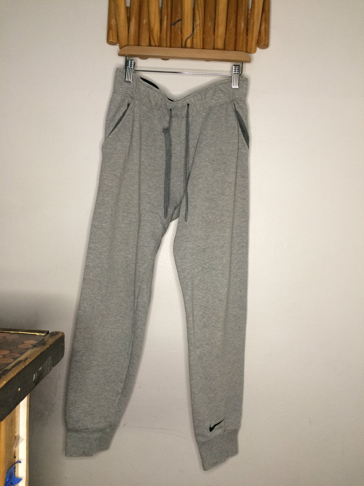 Grey dri-fit joggers- adult S