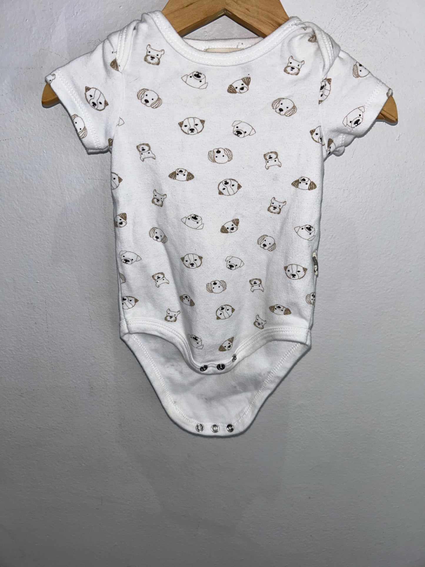 Dog faces onesie 3-6m