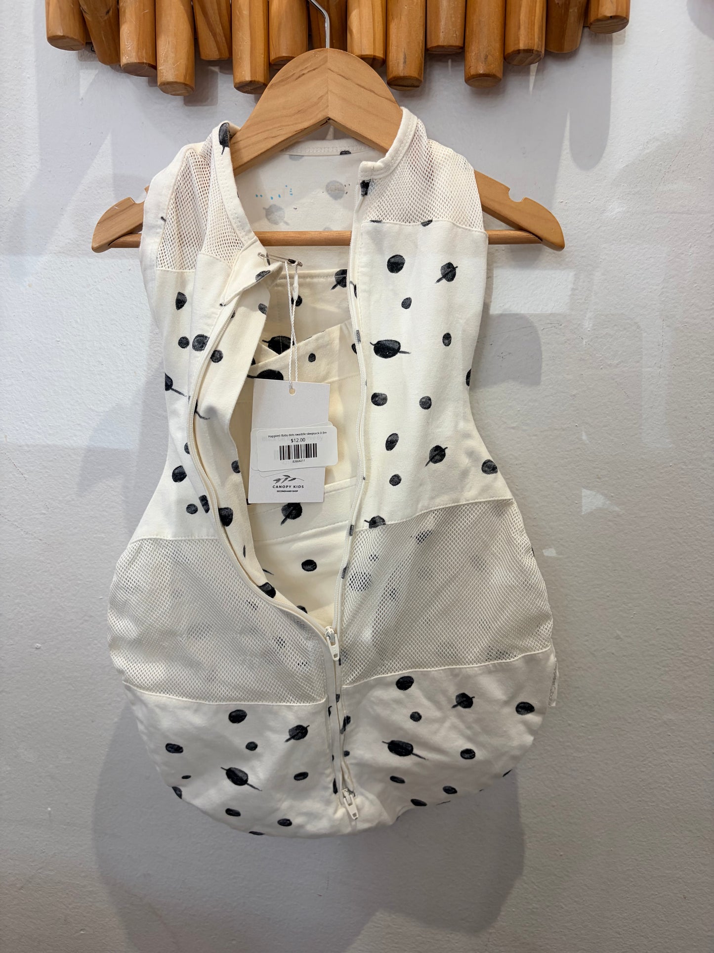 Happiest Baby dots swaddle sleepsack 0-3m