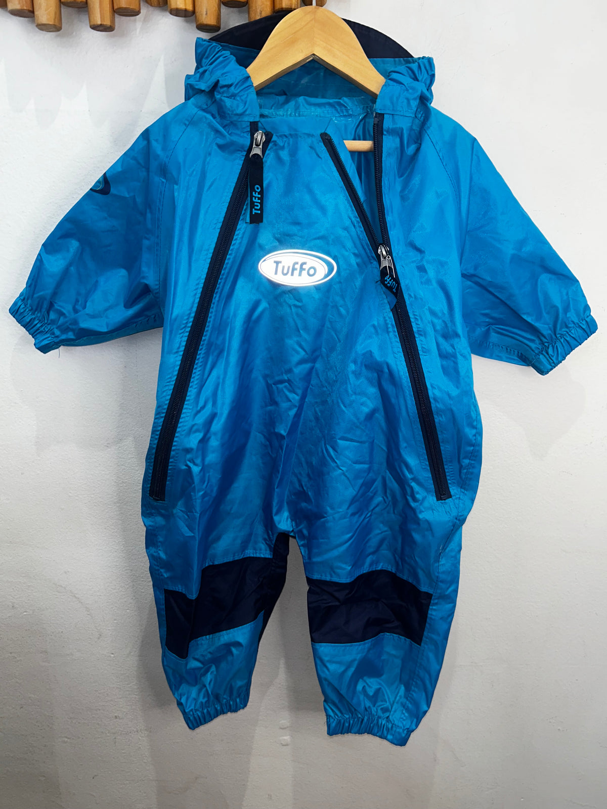 Tuffo blue rainsuit 12m