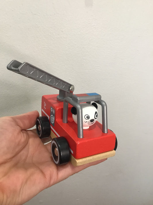 Hape panda fire truck