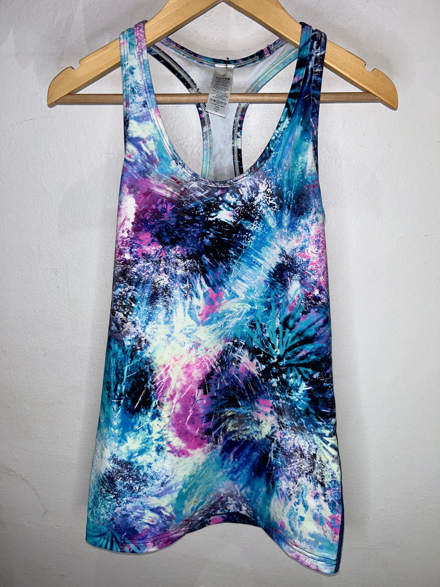 Ivivva blue and pink tanktop 12y