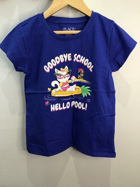 Hello pool tee 5-6y