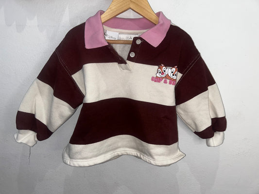 Chip & Dale collared pullover 3y