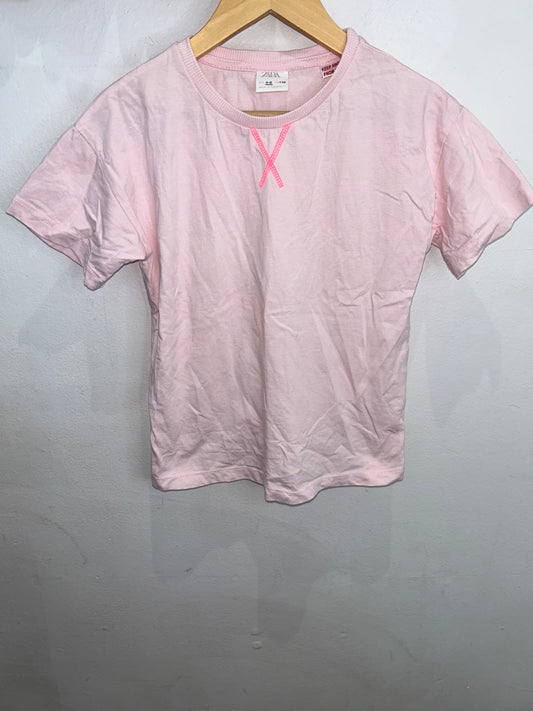 Light pink tee 4-5y