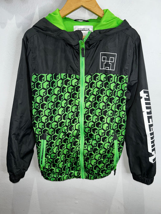 Minecraft rain jacket 7-8y