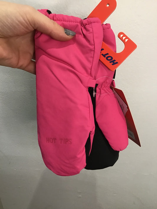 Pink mittens 4-5y NEW
