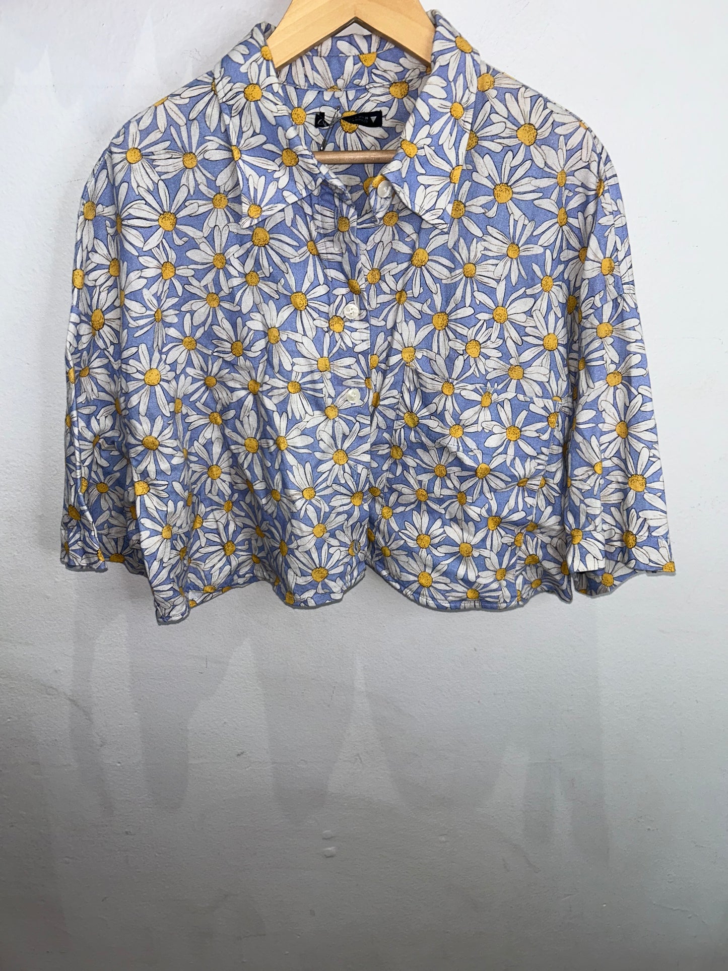 Daisies crop shirt - adult S